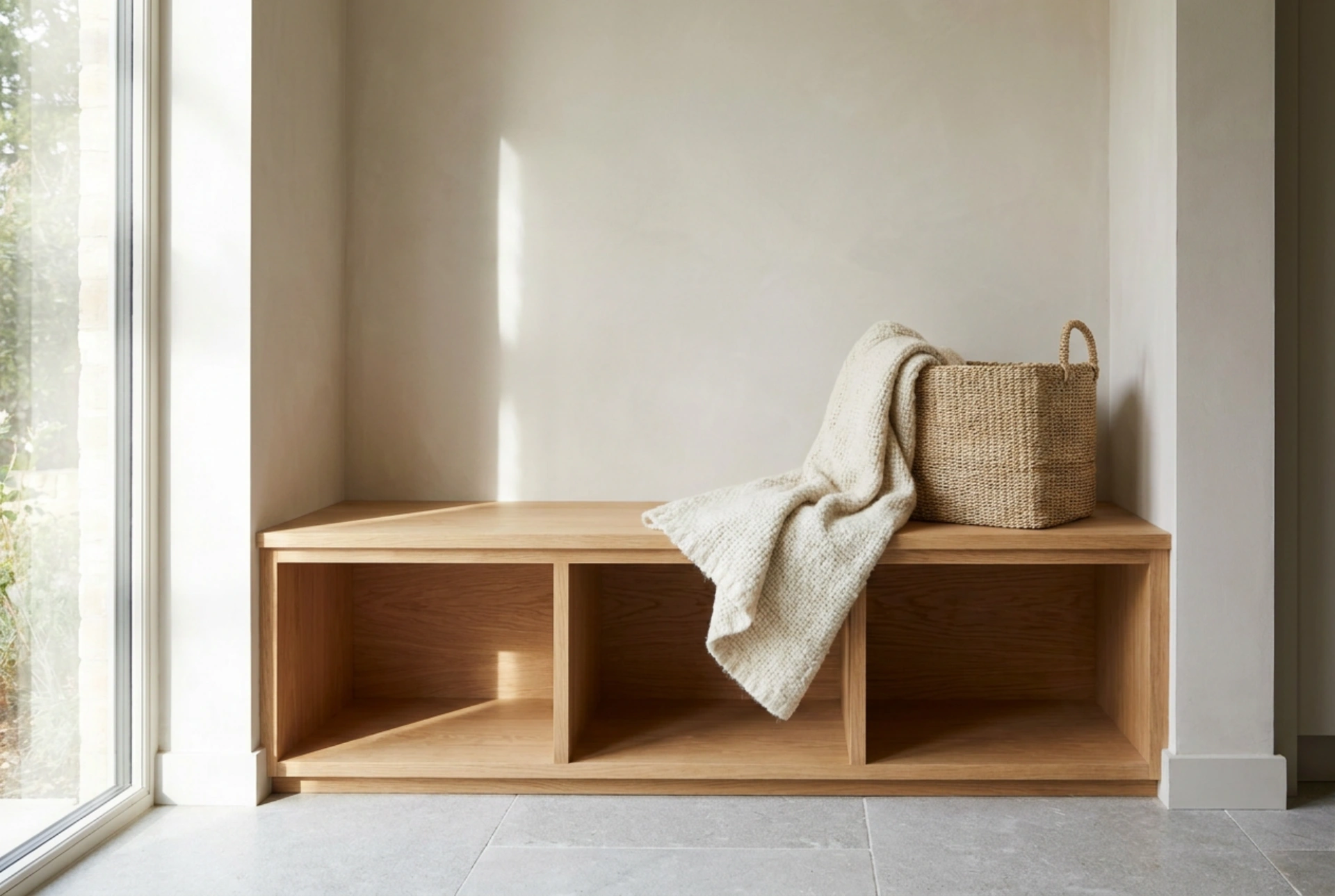 Flurgarderobe mit Sitzbank planen: Ergonomie und Stauraum für die ganze Familie