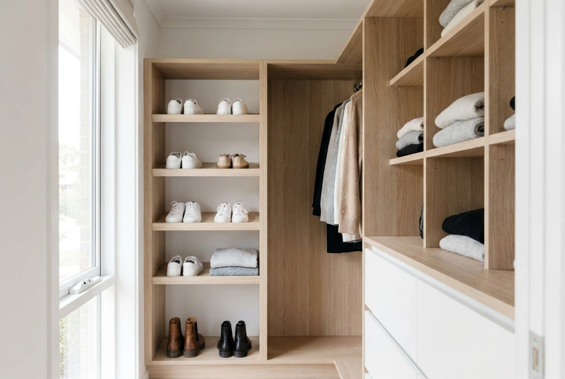 Schuh-Organizer für den Schrank auswählen und die unteren Ablagen optimal nutzen