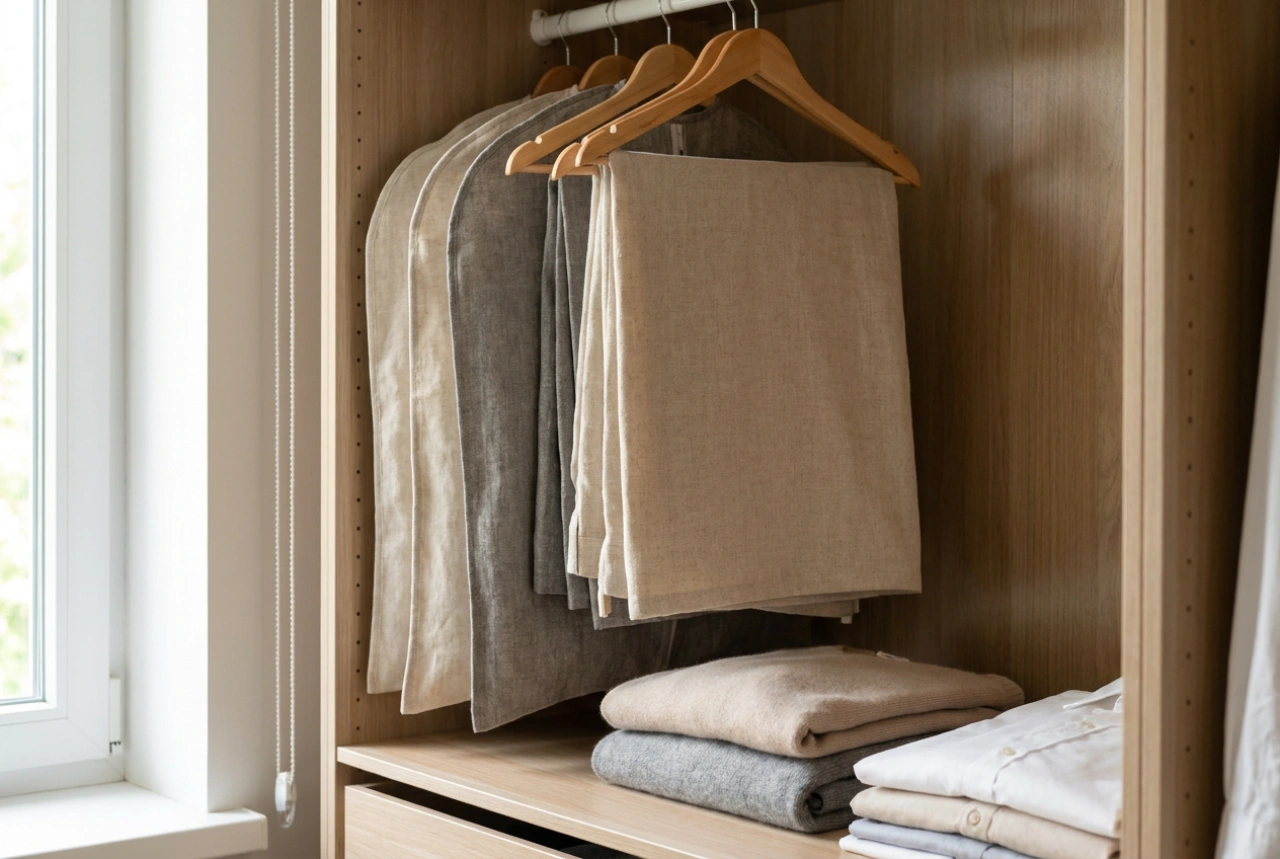 Kleidersäcke zur Aufbewahrung: Schutz und Pflege für die saisonale Garderobe