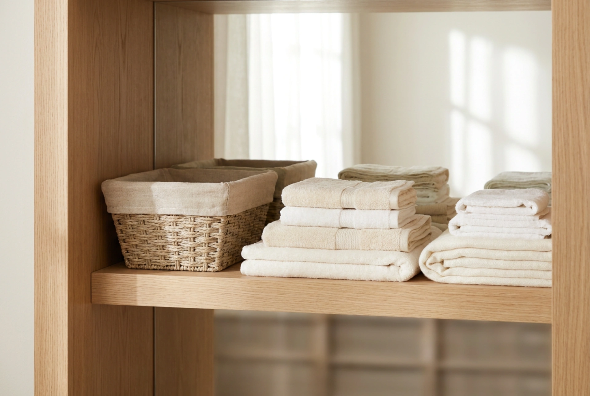 Der Wäschekorb im Schrank: Ein einfaches System für dauerhafte Kleiderordnung