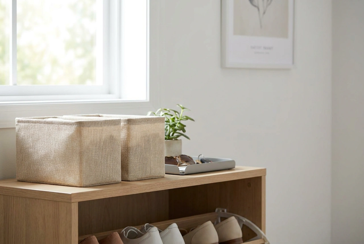 Die oberste Ablage im Schuhschrank optimal nutzen: Strategien für Ordnung im Flur