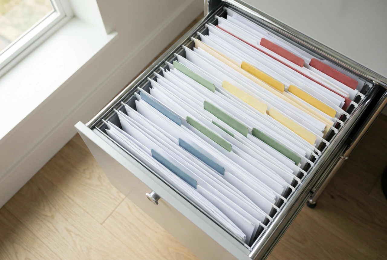 Wie Sie Dokumente im Metall-Archivschrank systematisch organisieren