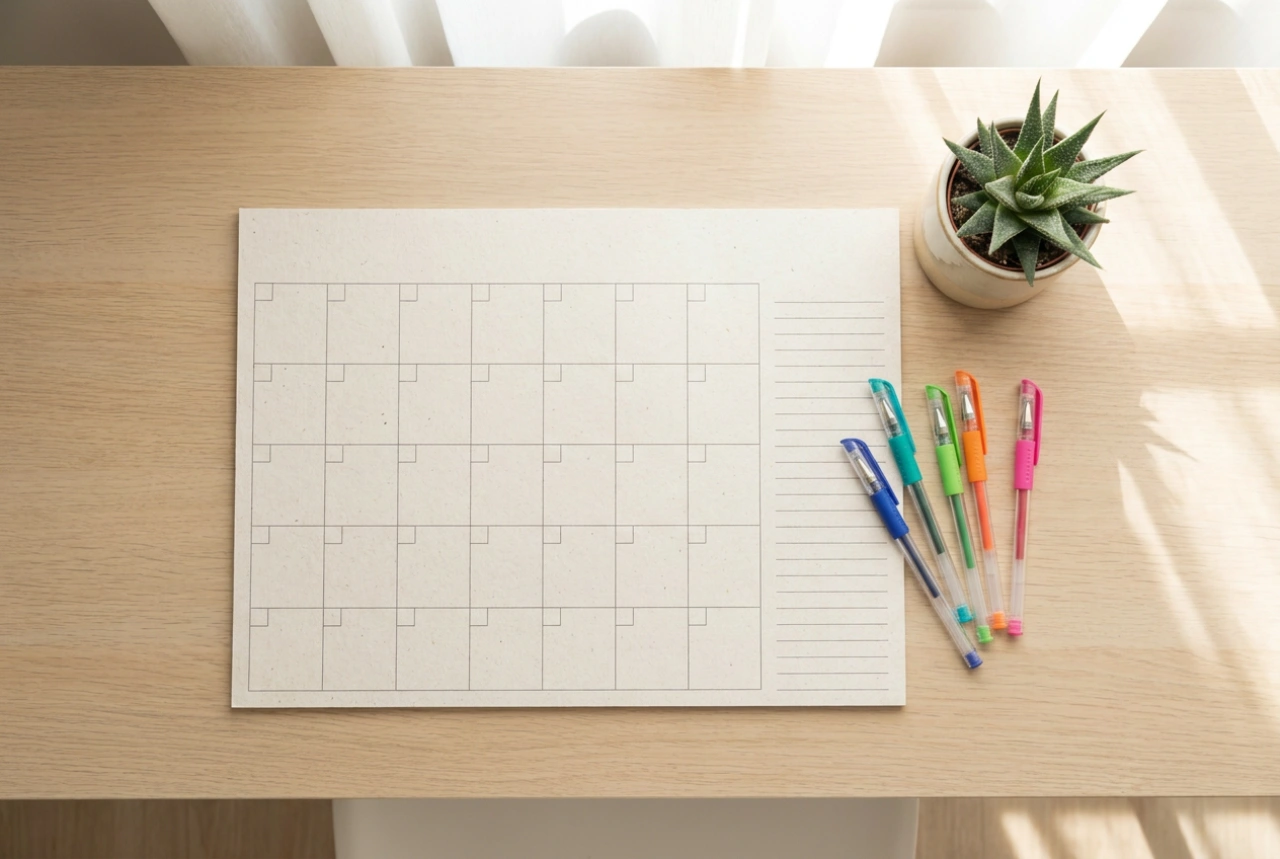 Wie Sie einen Wandkalender mit Fotos und Familienplanung verbinden
