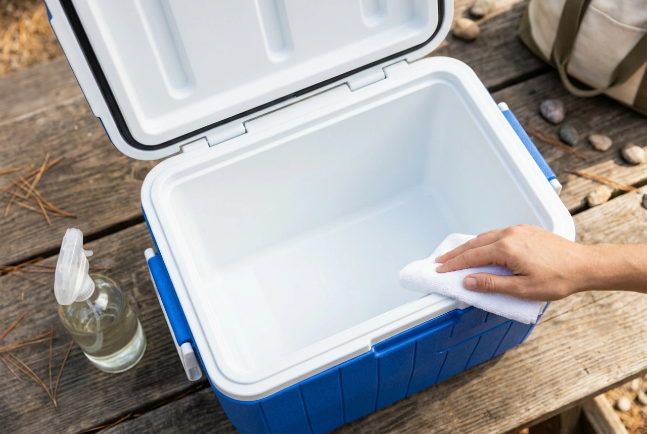 Sicher und gründlich: So reinigen Sie Ihre Gas-Absorberkühlbox nach dem Camping