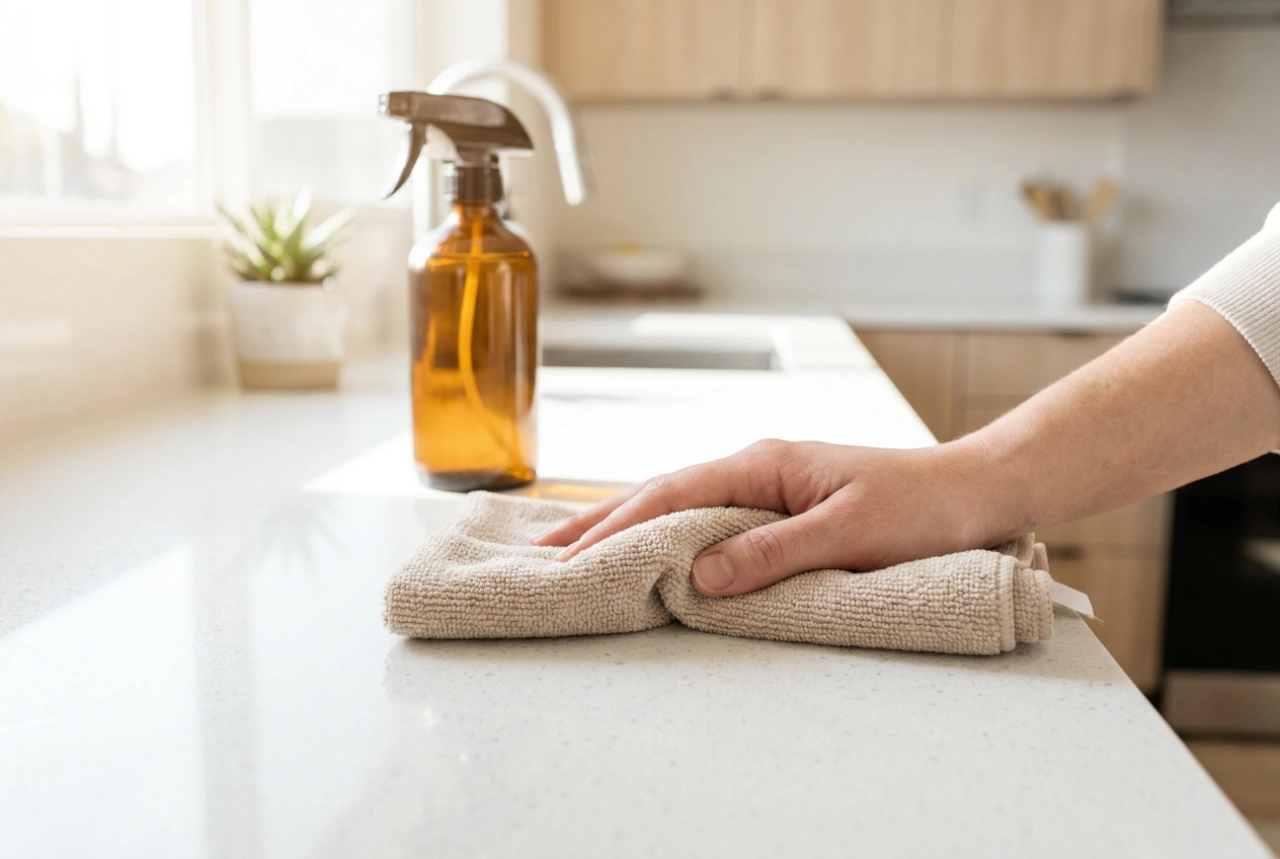 Wie man Oberflächendesinfektionsmittel im Haushalt richtig anwendet