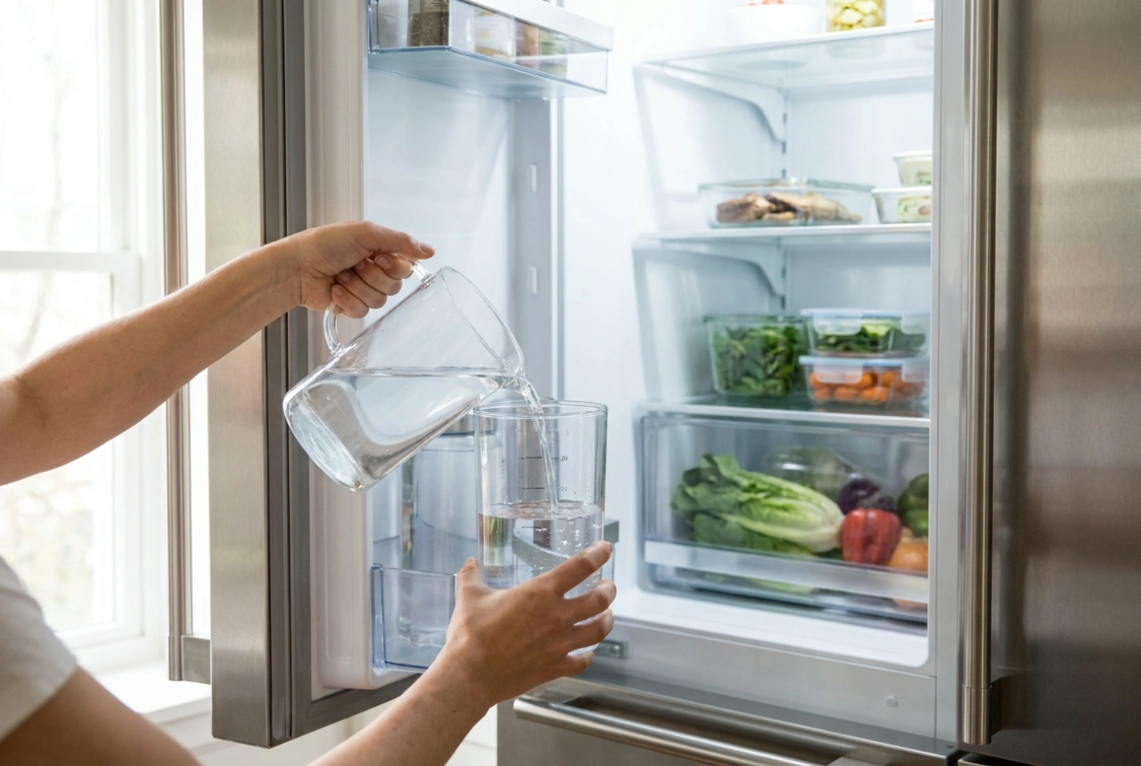 Wie funktioniert ein Kühlschrank mit Eiswürfelbereiter ohne Festwasseranschluss