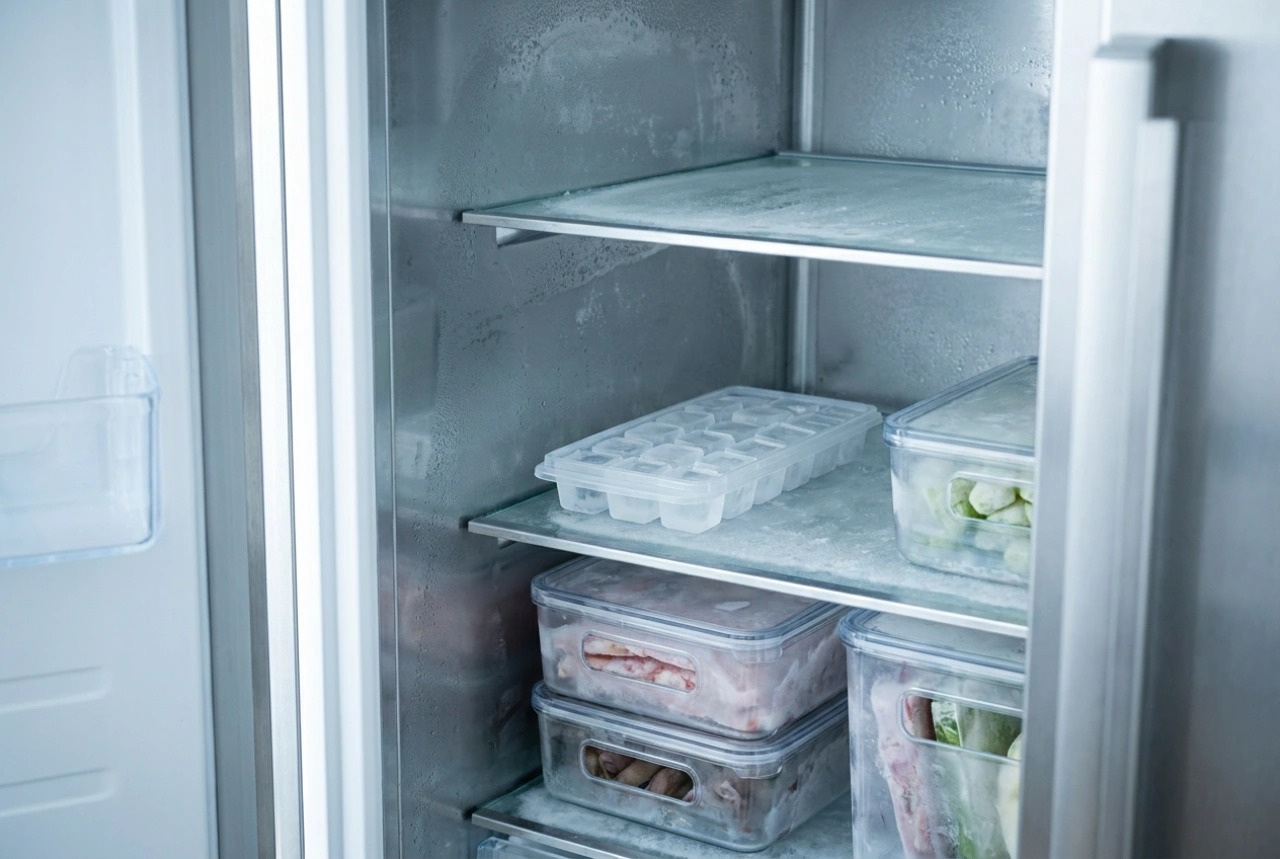 Wie man einen Einbau-Gefrierschrank mit Eiswürfelbereiter richtig pflegt